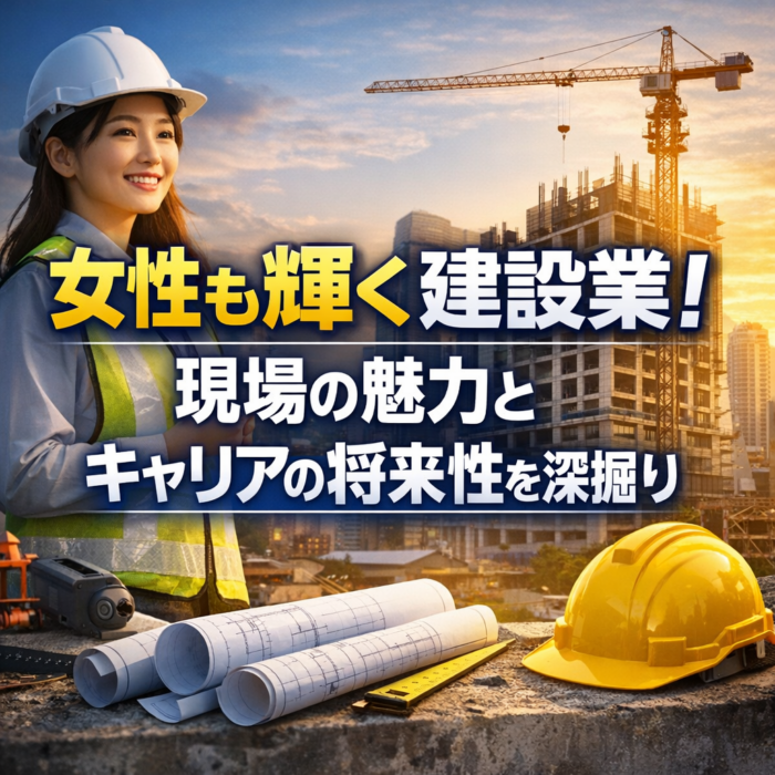 女性も輝く建設業！現場の魅力とキャリアの将来性を深掘り