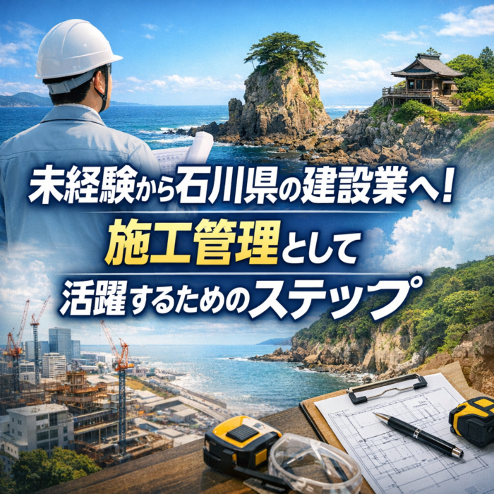 未経験から石川県の建設業へ！施工管理として活躍するためのステップ